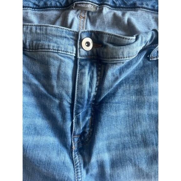 Torrid Denim Blue Jeans Vintage Stretch Mid Rise Slim Bootcut Plus Size 24 24S - Picture 5 of 8